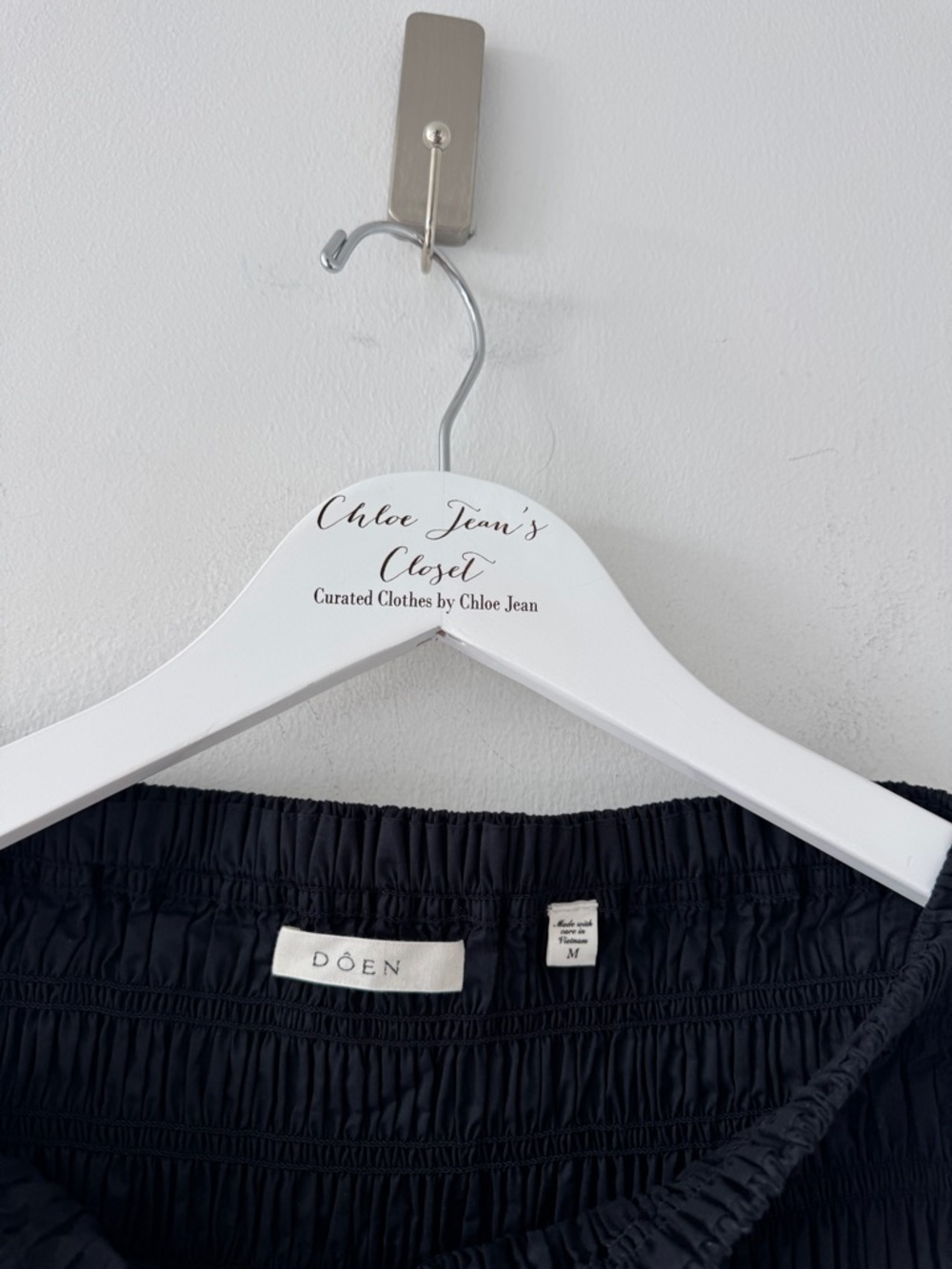 DÔEN Melie Dress in Black M - Picture 3 of 5